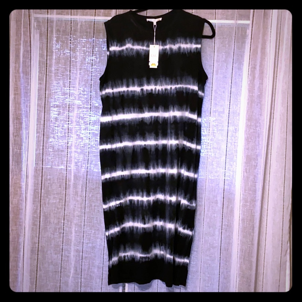 Tie dye midi dress NWT